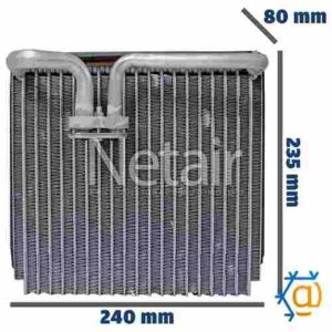 Evaporador Máquina Escavadeira Hyundai 210, 320, 2007 Em Diante