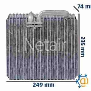 Evaporador Máquina Doosan Escavadeira Dx140 / 210 / 225 / 255 / 300