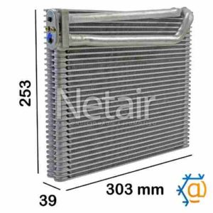 Evaporador Máquina Escavadeira Komatsu Pc160,  Pc200, Pc300