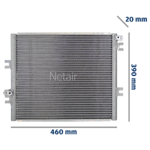 Condensador Escavadeira Caterpillar 324, 325, 329, 330, 336, 340