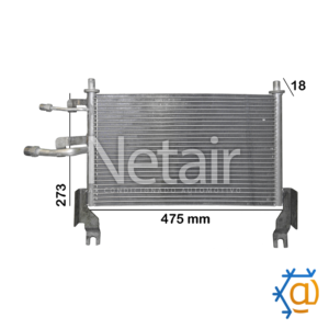 CONDENSADOR FIAT UNO PREMIO ELBA, 1996 EM DIANTE