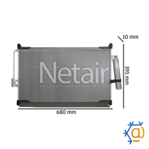 CONDENSADOR GM S10 / BLAZER 2.5, 2.8, MAXION, ORIGINAL