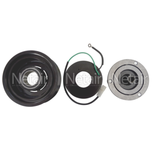 Conjunto polia ar condicionado Mercedes actros 7sbu16c 11pk 24v